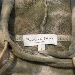 Micheal stars tie-dyed fleece hoodie NWOT